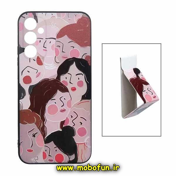 قاب گوشی Galaxy A34 5G سامسونگ فانتزی سوزنی برجسته دخترونه محافظ لنزدار هولدردار کد 373