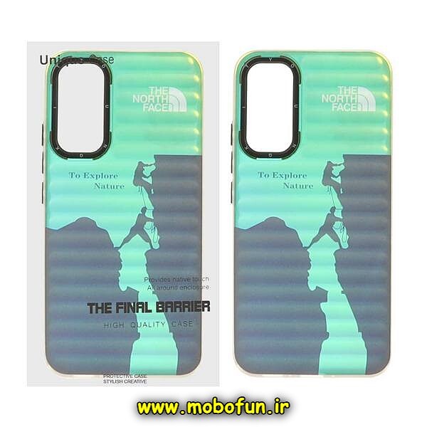 قاب گوشی Galaxy A34 5G سامسونگ طرح ضد ضربه هولوگرامی یانگ کیت YOUNGKIT صخره THE NORTH FACE کد 379