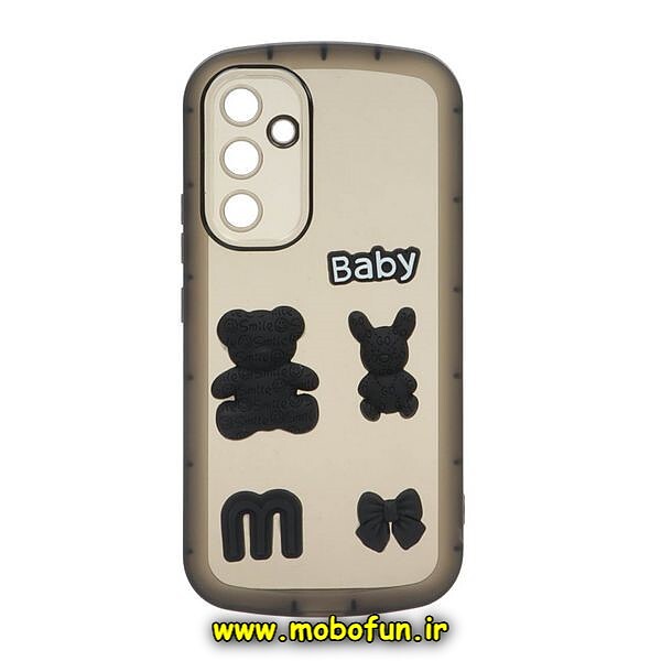 قاب گوشی Galaxy A34 5G سامسونگ طرح بالشتی قلبی BABY محافظ لنز دار مشکی کد 401