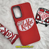 قاب گوشی Galaxy A34 5G سامسونگ پافر بالشتی سیلیکونی طرح کیت کت KITKAT کد 413