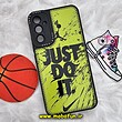 قاب گوشی Galaxy A34 5G سامسونگ فانتزی ژله ای اورجینال CASE CASE طرح JUST DO IT محافظ لنز دار کد 422
