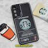 قاب گوشی Galaxy A34 5G سامسونگ فانتزی ژله ای اورجینال CASE CASE طرح استارباکس STARBUCKS محافظ لنز دار کد 425
