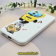 قاب گوشی Galaxy A34 5G سامسونگ طرح سیلیکونی ژله ای سه بعدی برجسته عروسکی طرح فضانورد ناسا Nasa محافظ لنزدار کرم کد 432