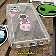 قاب گوشی Galaxy A51 سامسونگ طرح دار فانتزی عروسکی ژله ای شفاف محافظ لنز دار کپسولی (لاکچری) کد 862