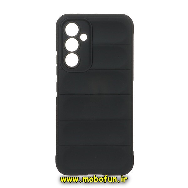 قاب گوشی Galaxy A54 5G سامسونگ سیلیکونی پافر PC زیر بسته محافظ لنز دار مشکی کد 464