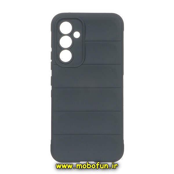 قاب گوشی Galaxy A54 5G سامسونگ سیلیکونی پافر PC زیر بسته محافظ لنز دار خاکستری کد 467