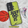 قاب گوشی Galaxy A54 5G سامسونگ فانتزی ژله ای اورجینال CASE CASE طرح JUST DO IT محافظ لنز دار کد 493