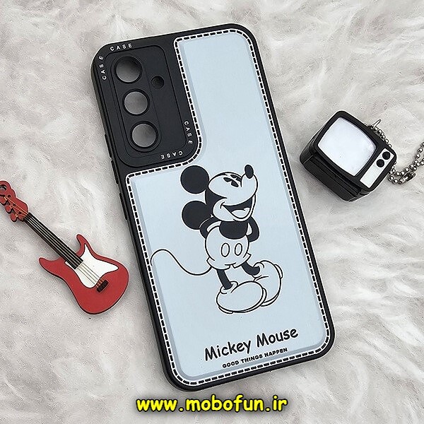 قاب گوشی Galaxy A54 5G سامسونگ فانتزی ژله ای اورجینال CASE CASE طرح میکی موس Micky Mouse محافظ لنز دار کد 494