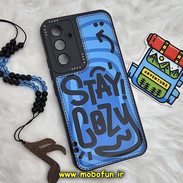 قاب گوشی Galaxy A54 5G سامسونگ فانتزی ژله ای اورجینال CASE CASE طرح STAY COZY محافظ لنز دار کد 496