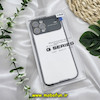 قاب گوشی iPhone 12 Pro Max آیفون طرح طلقی شیشه ای Camera Lens شفاف اورجینال CREATIVE CASE سری Q SERIES رنگ مشکی کد 688