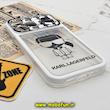قاب گوشی iPhone 13 Pro آیفون فانتزی دو تکه اورجینال Unique Case طرح کارل لاجرفلد KARL LAGERFELD محافظ لنز دار کد 399