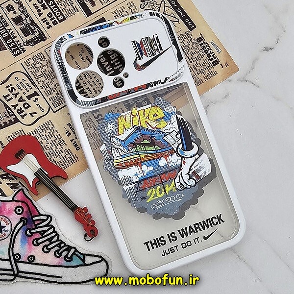 قاب گوشی iPhone 13 Pro آیفون فانتزی دو تکه اورجینال Unique Case طرح نایکی FIT CLASSIC محافظ لنز دار کد 400