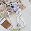 قاب گوشی iPhone 14 Pro آیفون فانتزی دو تکه اورجینال Unique Case طرح استارباکس STARBUCKS محافظ لنز دار کد 174