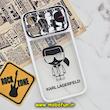 قاب گوشی iPhone 14 Pro Max آیفون فانتزی دو تکه اورجینال Unique Case طرح کارل لاجرفلد KARL LAGERFELD محافظ لنز دار کد 235