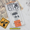 قاب گوشی iPhone 14 Pro Max آیفون فانتزی دو تکه اورجینال Unique Case طرح کارل لاجرفلد KARL LAGERFELD محافظ لنز دار کد 235