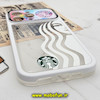 قاب گوشی iPhone 14 Pro Max آیفون فانتزی دو تکه اورجینال Unique Case طرح استارباکس STARBUCKS محافظ لنز دار کد 238
