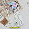 قاب گوشی iPhone 14 Pro Max آیفون فانتزی دو تکه اورجینال Unique Case طرح استارباکس STARBUCKS محافظ لنز دار کد 238