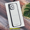 قاب گوشی iPhone 14 Pro Max آیفون طرح طلقی شیشه ای PC SLIME CASE شفاف اورجینال محافظ لنزدار گلسی رنگ مشکی کد 243