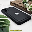 قاب گوشی iPhone X - iPhone XS آیفون سیلیکونی ژله ای پافر PC پفکی مشکی کد 555