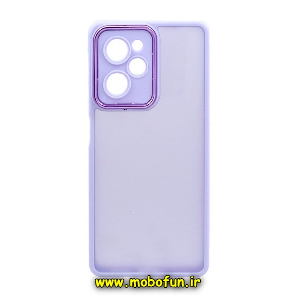 قاب گوشی Poco X5 Pro 5G شیائومی پشت مات متال کیس دور سیلیکونی محافظ لنزدار یاسی کد 181