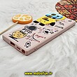 قاب گوشی Galaxy S22 Ultra سامسونگ طرح سیلیکونی ژله ای سه بعدی برجسته عروسکی طرح فضانورد ناسا Nasa محافظ لنزدار گلبهی کد 348