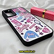 قاب گوشی Galaxy A14 4G - Galaxy A14 5G سامسونگ پشت گلس آینه ای اورجینال CASETIFY طرح باربی Barbie محافظ لنزدار مشکی کد 533