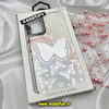قاب گوشی Galaxy A14 4G - Galaxy A14 5G سامسونگ پشت گلس آینه ای اورجینال CASETIFY طرح پروانه کیوت محافظ لنزدار مشکی کد 534