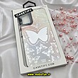 قاب گوشی Galaxy A14 4G - Galaxy A14 5G سامسونگ پشت گلس آینه ای اورجینال CASETIFY طرح پروانه کیوت محافظ لنزدار مشکی کد 534