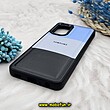 قاب گوشی Galaxy A32 4G سامسونگ اورجینال طرح چرمی کلاسیک HARD متال کیس سه خط رنگی کد 994