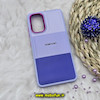 قاب گوشی Galaxy A32 4G سامسونگ اورجینال طرح چرمی کلاسیک HARD متال کیس سه خط رنگی کد 995