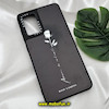 قاب گوشی Galaxy A72 سامسونگ پشت گلس آینه ای اورجینال CASETIFY طرح رز سفید من محافظ لنزدار مشکی کد 524