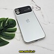 قاب گوشی iPhone 11 آیفون مدل PVD اورجینال ضد خش پشت گلس شیشه ای Camera Lens محافظ لنز دار نقره ای کد 594