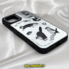 قاب گوشی iPhone 11 Pro آیفون پشت گلس آینه ای اورجینال CASETIFY طرح گربه بازیگوش محافظ لنزدار مشکی کد 477