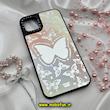 قاب گوشی iPhone 11 Pro Max آیفون پشت گلس آینه ای اورجینال CASETIFY طرح پروانه کیوت محافظ لنزدار مشکی کد 606