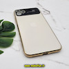 قاب گوشی iPhone 11 Pro Max آیفون مدل PVD اورجینال ضد خش پشت گلس شیشه ای Camera Lens محافظ لنز دار طلایی کد 614