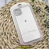 قاب گوشی iPhone 11 Pro Max آیفون طرح طلقی شیشه ای Camera Lens شفاف اورجینال KAOU سری الکتروپلیتینگ طلقی شفاف رنگ نقره ای سیلور کد 618
