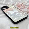 قاب گوشی iPhone 12 Pro Max آیفون پشت گلس آینه ای اورجینال CASETIFY طرح پروانه کیوت محافظ لنزدار مشکی کد 693