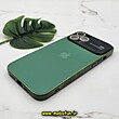 قاب گوشی iPhone 12 Pro Max آیفون مدل PVD اورجینال ضد خش پشت گلس شیشه ای Camera Lens محافظ لنز دار سبز کد 701