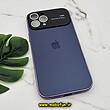 قاب گوشی iPhone 12 Pro Max آیفون مدل PVD اورجینال ضد خش پشت گلس شیشه ای Camera Lens محافظ لنز دار بنفش کد 702