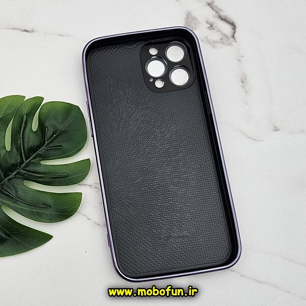 قاب گوشی iPhone 12 Pro Max آیفون مدل PVD اورجینال ضد خش پشت گلس شیشه ای Camera Lens محافظ لنز دار بنفش کد 702