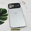 قاب گوشی iPhone 12 Pro Max آیفون مدل PVD اورجینال ضد خش پشت گلس شیشه ای Camera Lens محافظ لنز دار نقره ای کد 705