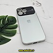 قاب گوشی iPhone 13 Pro آیفون مدل PVD اورجینال ضد خش پشت گلس شیشه ای Camera Lens محافظ لنز دار نقره ای کد 410