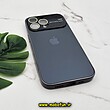 قاب گوشی iPhone 13 Pro آیفون مدل PVD اورجینال ضد خش پشت گلس شیشه ای Camera Lens محافظ لنز دار مشکی گرافیت کد 411