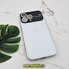 قاب گوشی iPhone 13 Pro آیفون مدل PVD اورجینال ضد خش پشت گلس شیشه ای Camera Lens محافظ لنز دار سفید کد 413