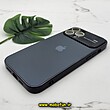 قاب گوشی iPhone 13 Pro Max آیفون مدل PVD اورجینال ضد خش پشت گلس شیشه ای Camera Lens محافظ لنز دار مشکی گرافیت کد 595