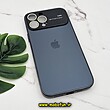 قاب گوشی iPhone 13 Pro Max آیفون مدل PVD اورجینال ضد خش پشت گلس شیشه ای Camera Lens محافظ لنز دار مشکی گرافیت کد 595
