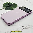 قاب گوشی iPhone 13 Pro Max آیفون مدل PVD اورجینال ضد خش پشت گلس شیشه ای Camera Lens محافظ لنز دار رزگلد کد 596