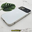 قاب گوشی iPhone 13 Pro Max آیفون مدل PVD اورجینال ضد خش پشت گلس شیشه ای Camera Lens محافظ لنز دار سفید کد 598