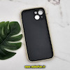 قاب گوشی iPhone 14 آیفون مدل PVD اورجینال ضد خش پشت گلس شیشه ای Camera Lens محافظ لنز دار طلایی کد 99