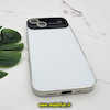 قاب گوشی iPhone 14 آیفون مدل PVD اورجینال ضد خش پشت گلس شیشه ای Camera Lens محافظ لنز دار سفید کد 100